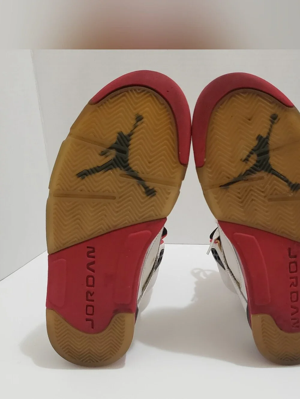 Nike Air Jordan 5 Retro Fire Red Black Tongue 2013 Men’s Size 8 136027-120